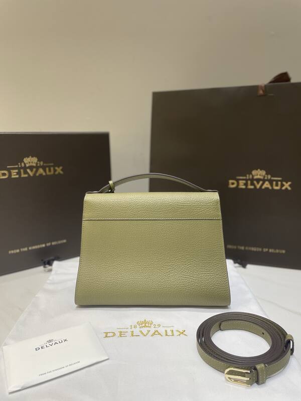 Delvaux Tempete Khaki Green crossbody — 1:1 Replica