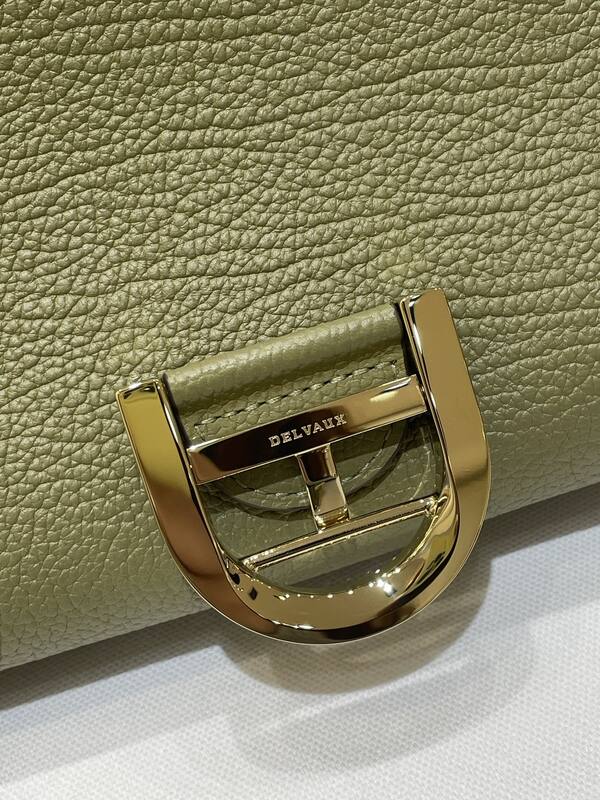 Delvaux Tempete Khaki Green crossbody — 1:1 Replica