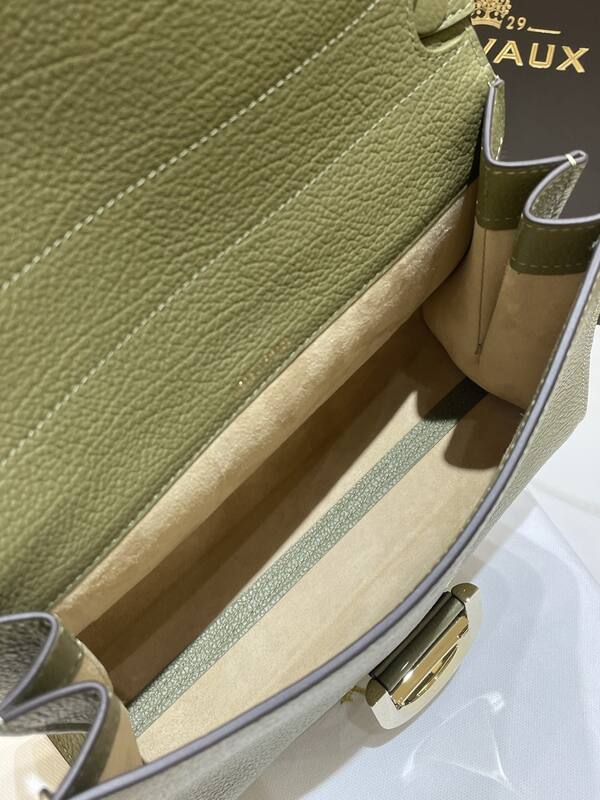 Delvaux Tempete Khaki Green crossbody — 1:1 Replica