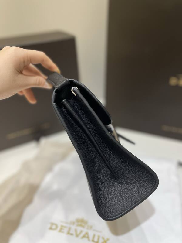 Delvaux Tempo Black shoulder — Top Quality Replica