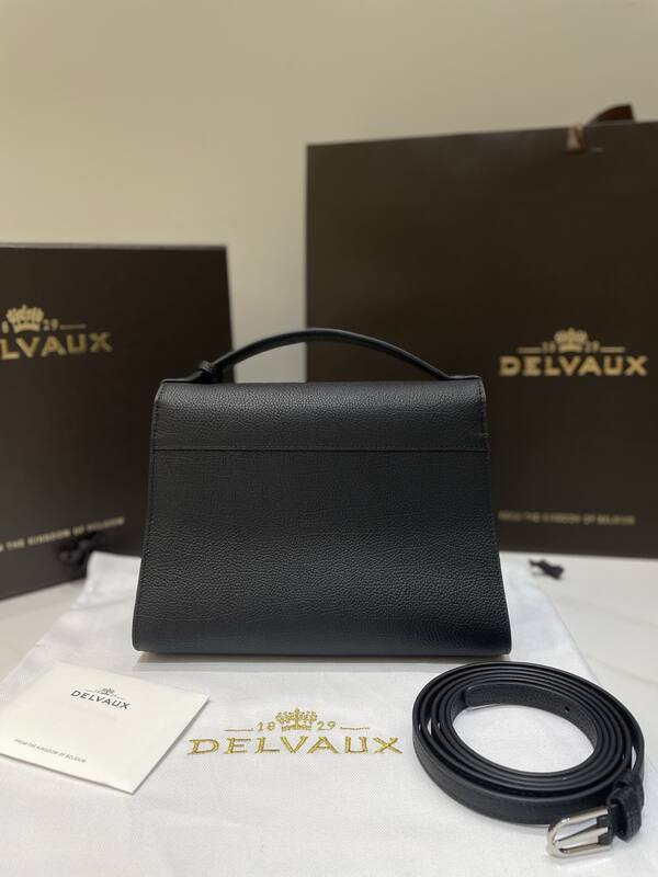 Delvaux Tempo Black shoulder — Top Quality Replica