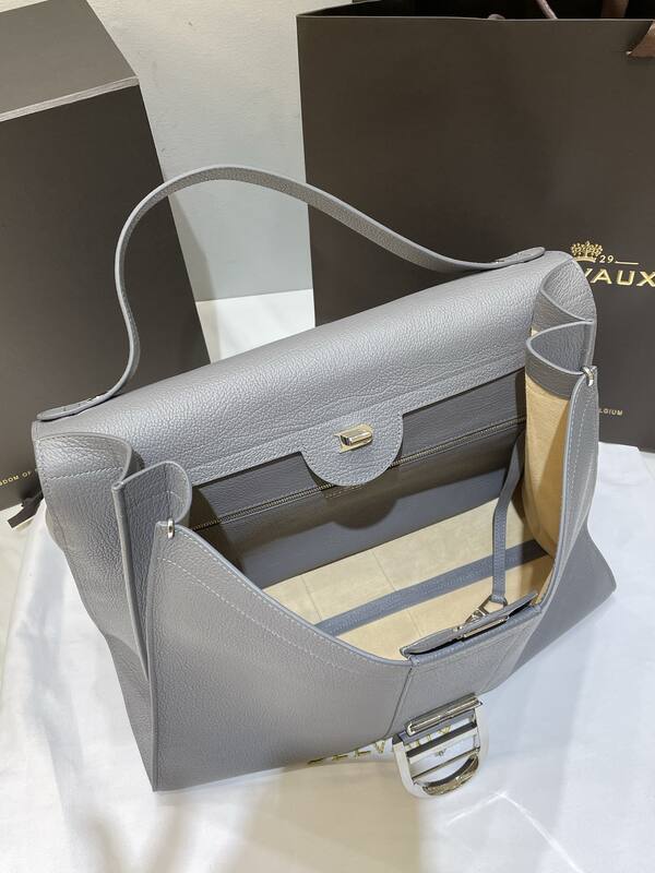 Delvaux Temp te Grey shoulder — AAA Quality Replica