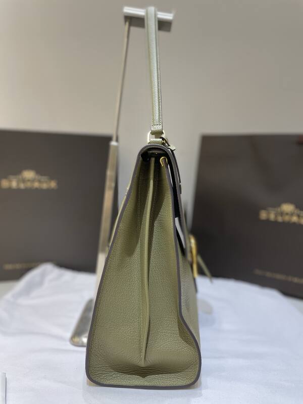 Delvaux Temp te Sage Green shoulder — Premium Replica