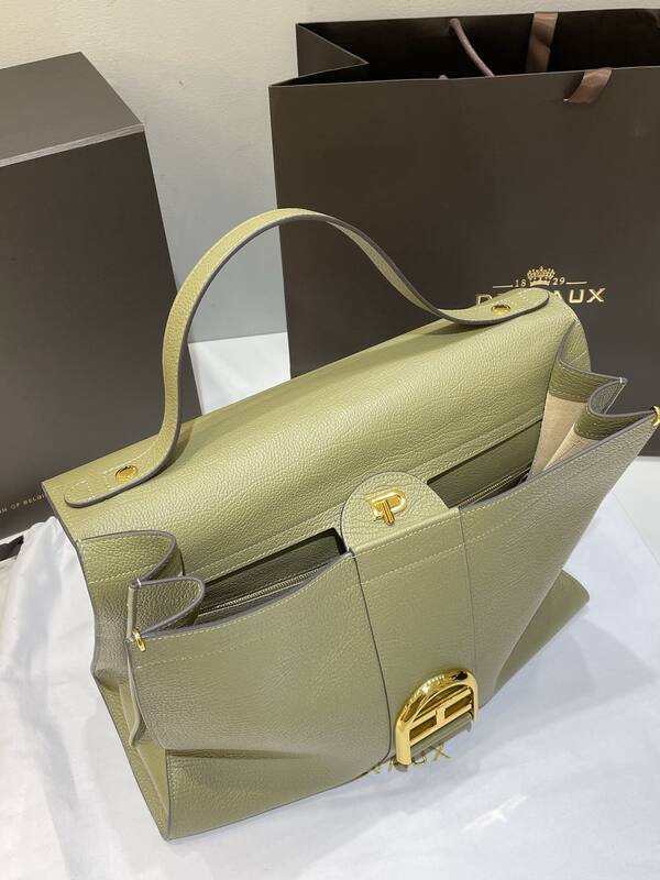 Delvaux Temp te Sage Green shoulder — Premium Replica