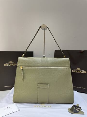 Delvaux Temp te Sage Green shoulder Premium Replica