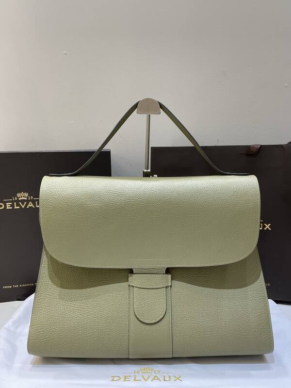 Delvaux Temp te Sage Green shoulder — Premium Replica