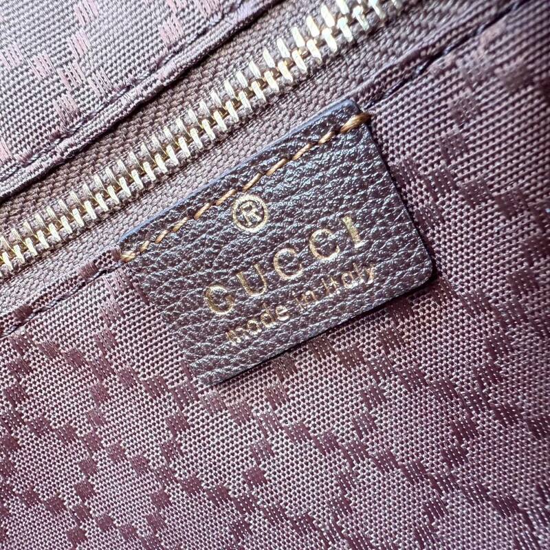 Gucci Ophidia tote Beige Ebony GG Supreme with green and red Web — AAA Quality Replica