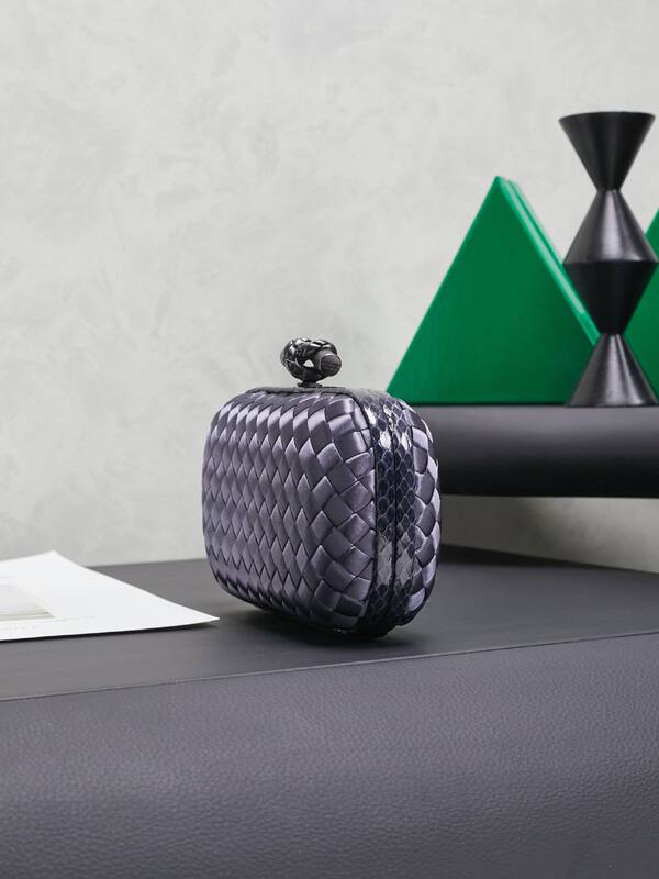 Bottega Veneta Gray shoulder bag — AAA Quality Replica