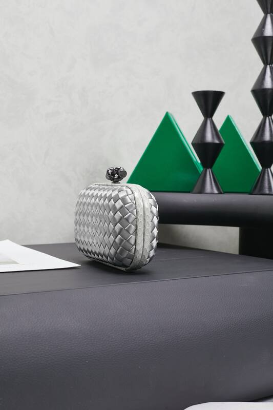 Bottega Veneta Silver shoulder bag — Top Quality Replica