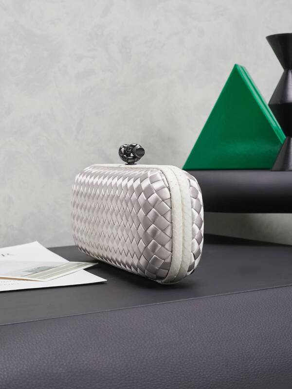 Bottega Veneta Silver shoulder bag — Premium Replica