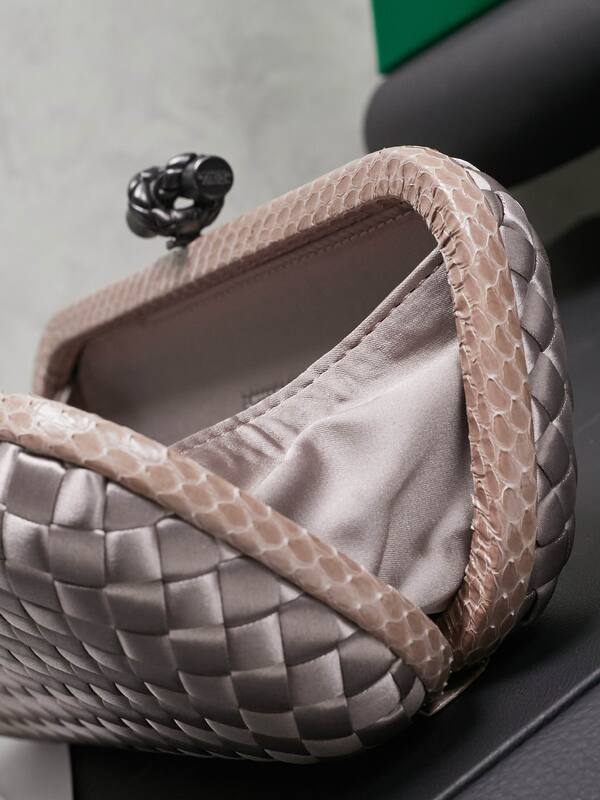Bottega Veneta Silver shoulder bag — Premium Replica