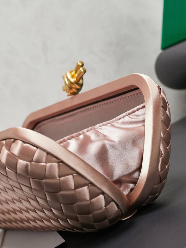 Bottega Veneta Gold shoulder bag — 1:1 Replica