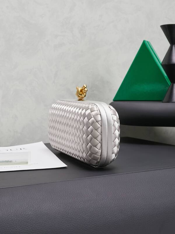 Bottega Veneta Silver shoulder bag — Premium Replica