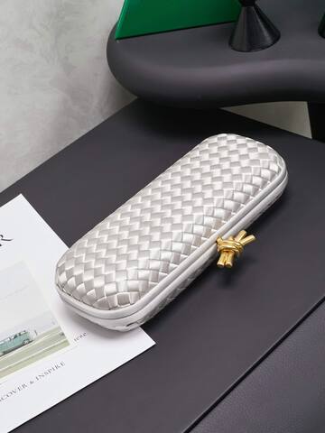 Bottega Veneta Silver shoulder bag Premium Replica