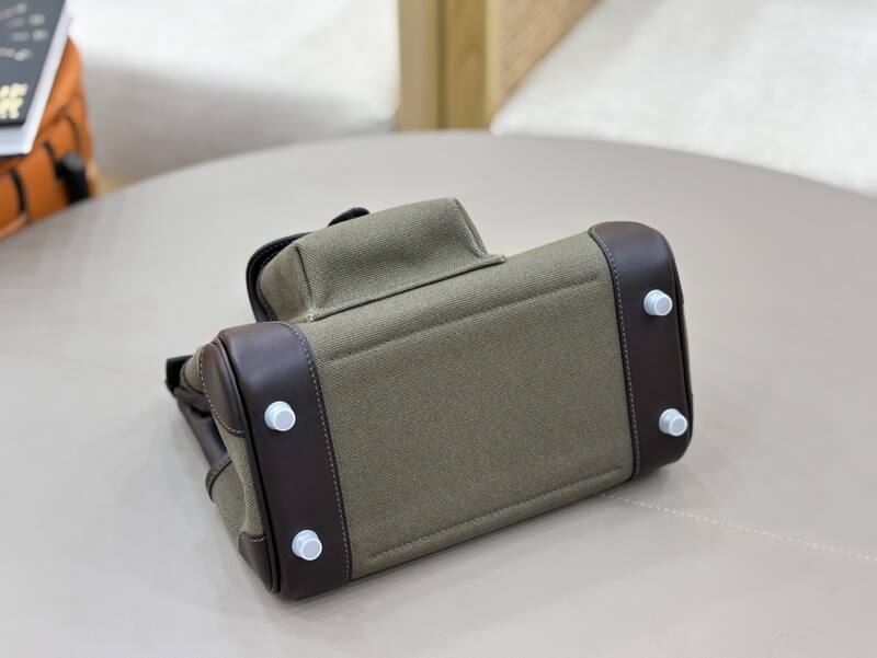 Hermes Cargo Birkin Khaki canvas and brown leather everyday — AAA Quality Replica