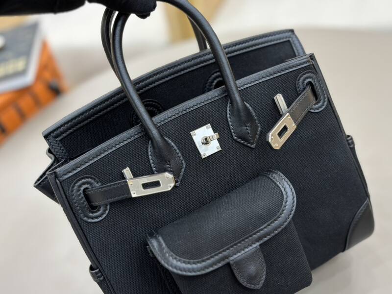 Hermes Cargo 25 Black everyday — AAA Quality Replica
