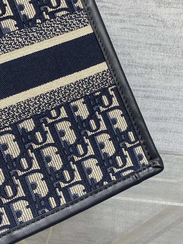 Dior Book Tote Blue Oblique small — AAA Quality Replica