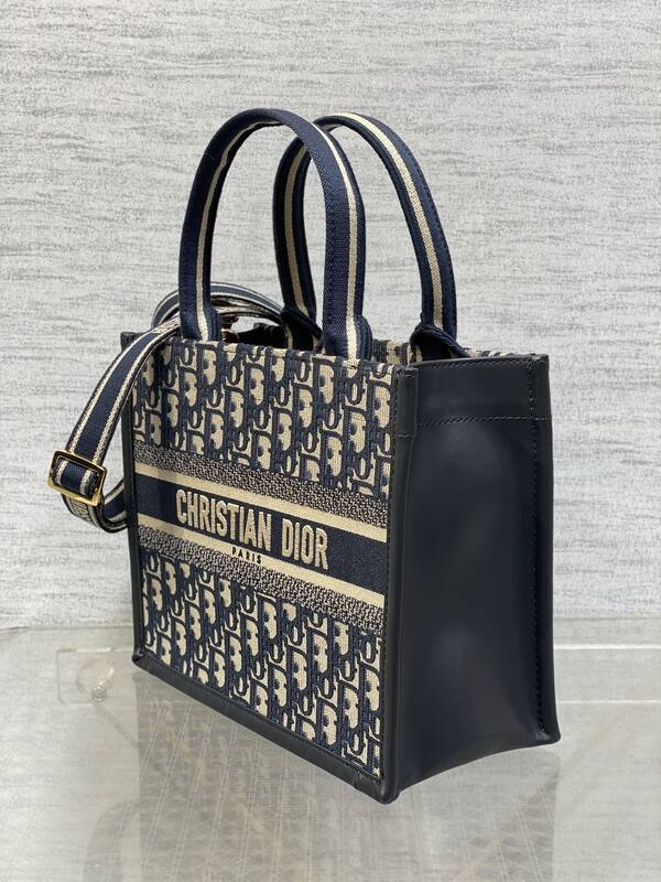 Dior Book Tote Blue Oblique small — AAA Quality Replica