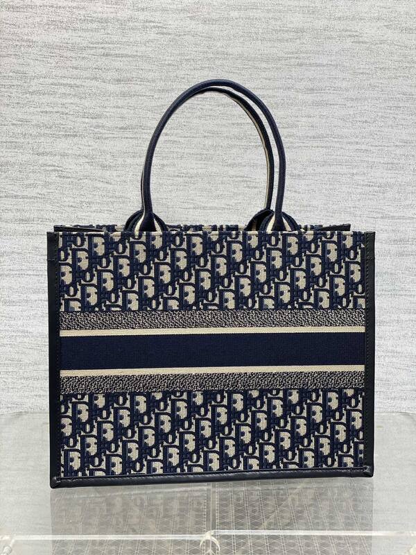 Dior Book Tote Blue Oblique — Top Quality Replica