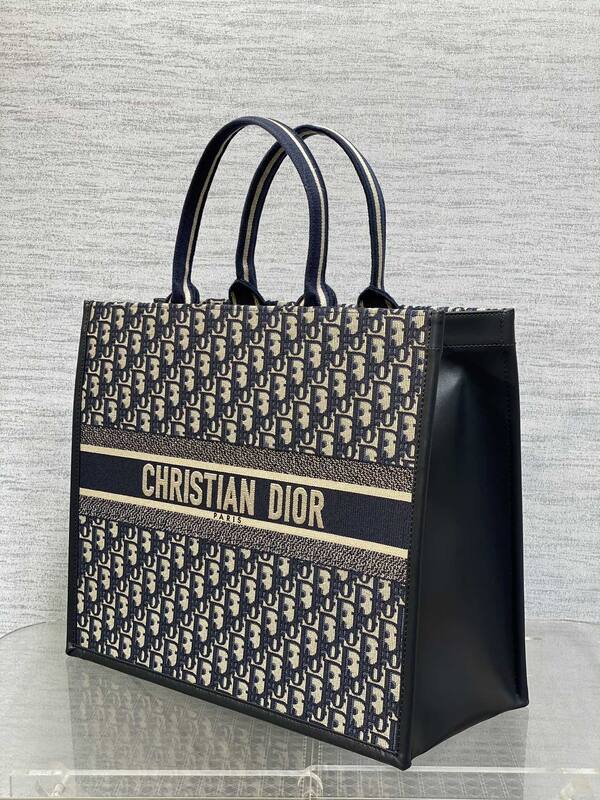 Dior Book Tote Blue Oblique — AAA Quality Replica