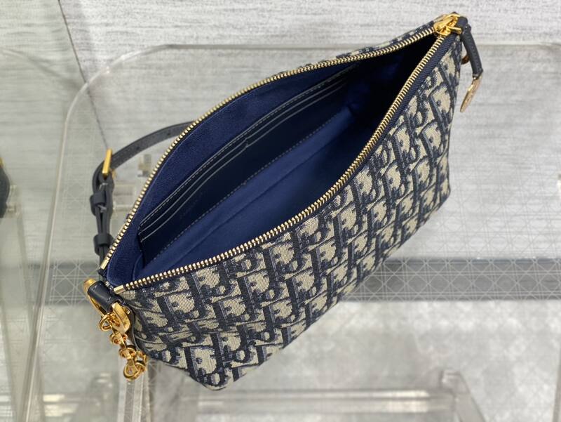 Dior Blue Oblique shoulder — 1:1 Replica
