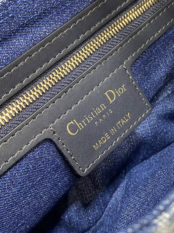 Dior Blue Oblique denim crossbody — AAA Quality Replica