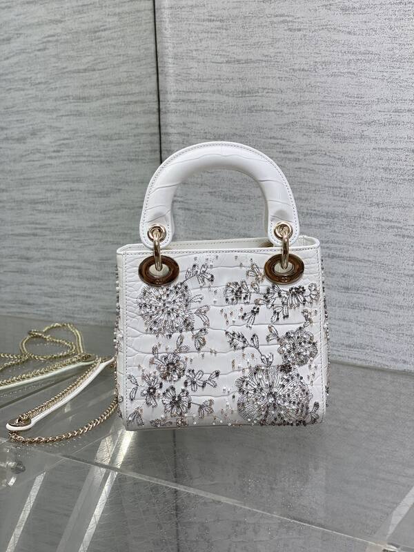 Dior Lady White mini crossbody — Top Quality Replica