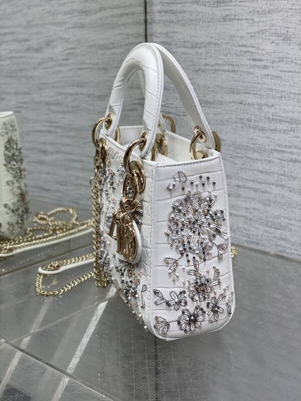 Dior Lady White mini crossbody — Top Quality Replica