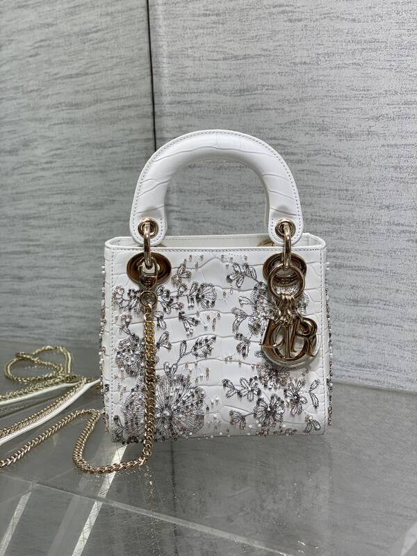 Dior Lady White mini crossbody — Top Quality Replica