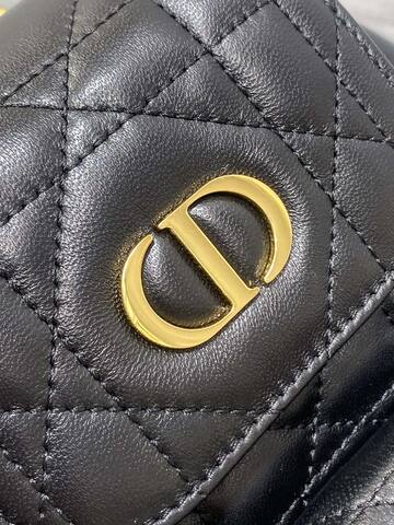 Dior Caro Black small backpack 1 1 Replica