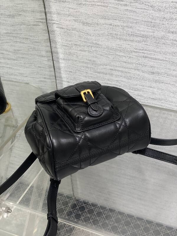 Dior Caro Black small backpack — 1:1 Replica