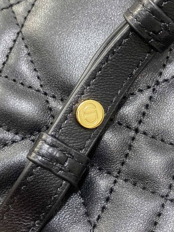 Dior Caro Black small backpack — 1:1 Replica