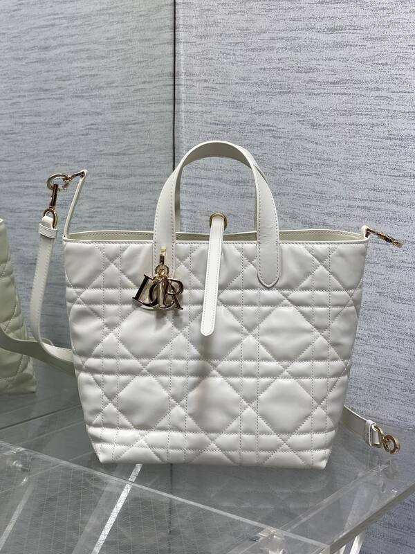 Dior Lady White tote — Premium Replica