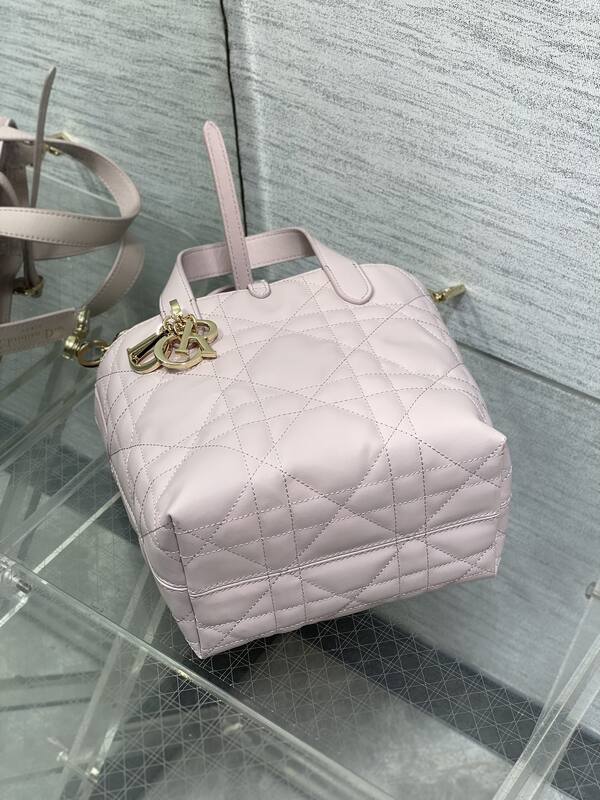 Dior Lady D-Lite Light Pink crossbody — 1:1 Replica