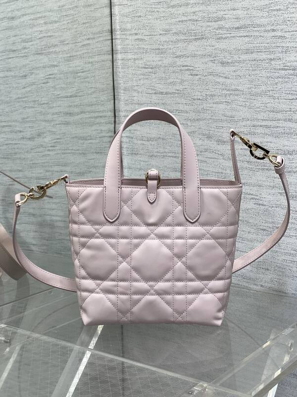 Dior Lady D-Lite Light Pink crossbody — 1:1 Replica