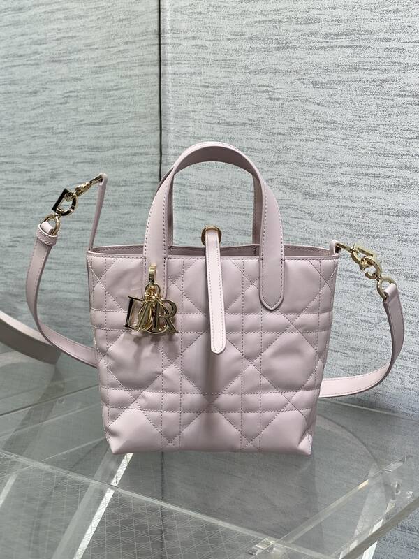 Dior Lady D-Lite Light Pink crossbody — 1:1 Replica