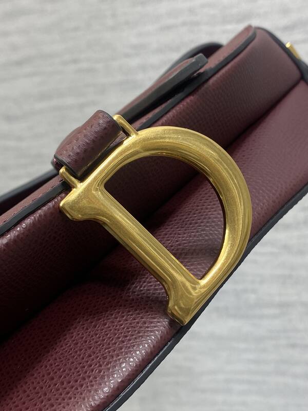 Dior Saddle Burgundy shoulder — 1:1 Replica