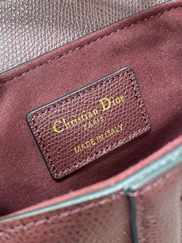 Dior Saddle Burgundy shoulder — 1:1 Replica