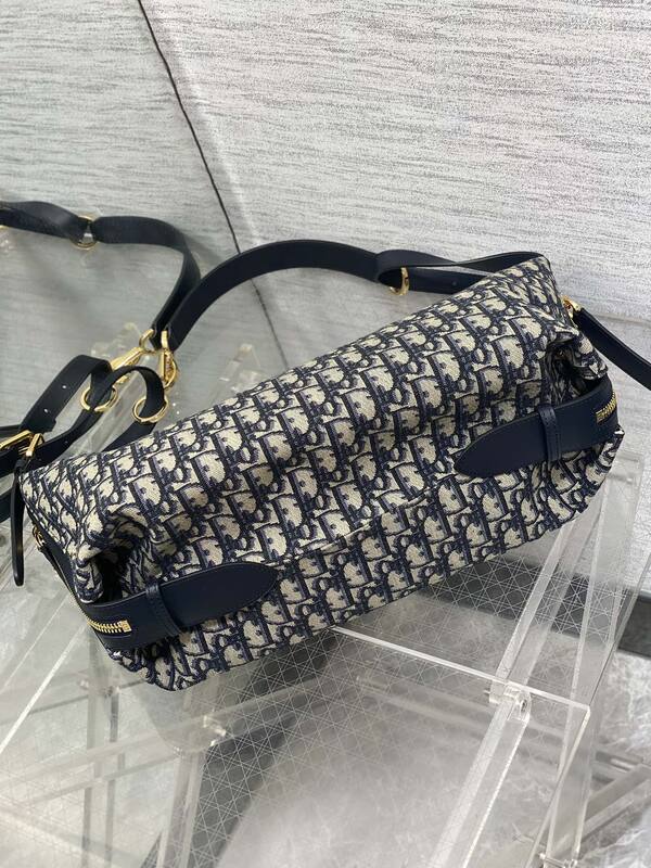 Dior Blue Oblique shoulder — Top Quality Replica