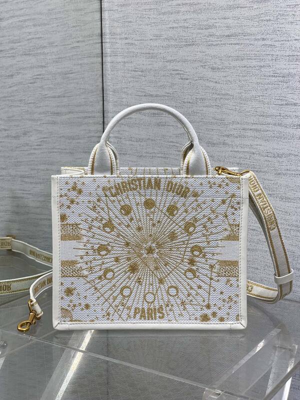 Dior White and Gold tote — 1:1 Replica