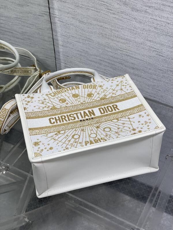 Dior White and Gold tote — 1:1 Replica