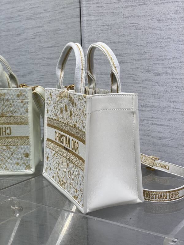 Dior White and Gold tote — 1:1 Replica