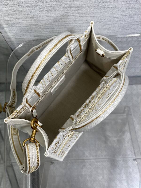 Dior White and Gold tote — 1:1 Replica