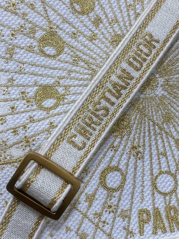 Dior White and Gold tote — 1:1 Replica