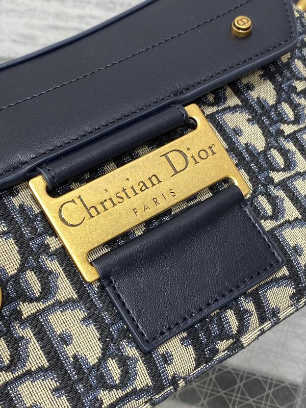 Dior Blue Oblique shoulder — Premium Replica