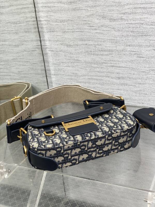 Dior Blue Oblique shoulder — Premium Replica