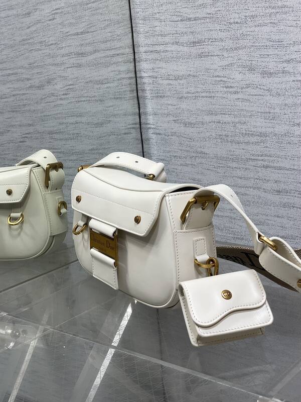 Dior Saddle White crossbody — 1:1 Replica