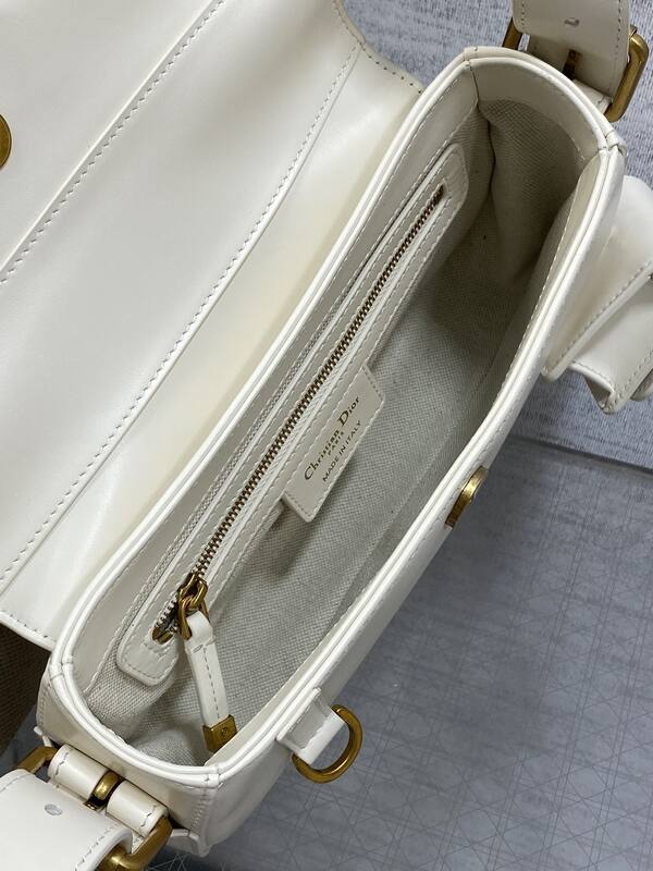 Dior Saddle White crossbody — 1:1 Replica