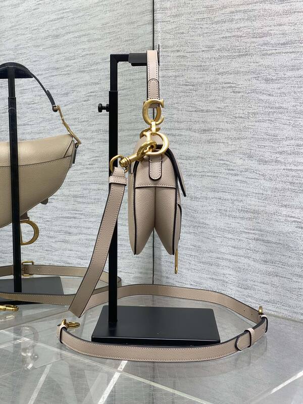 Dior Saddle Beige shoulder — Premium Replica