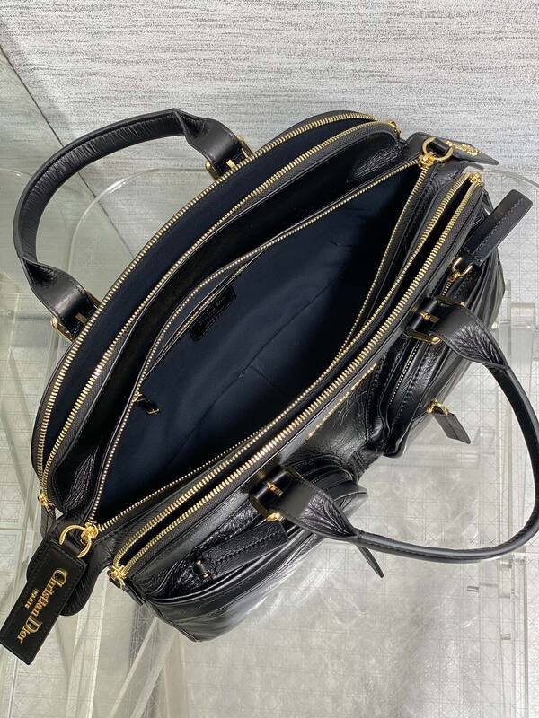 Dior Black leather shoulder — Premium Replica